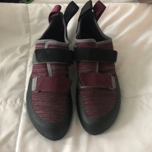 Black diamond rock climbing shoes